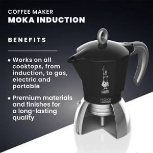 Bialetti Black Moka Induction